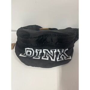 PINK Victoria's Secret Convertible Backpack‎ Fanny Pack Belt Bag Black